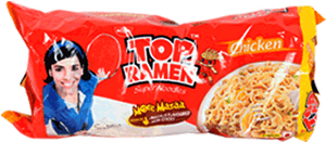 Top Ramen Chicken Super Noodles - Top Ramen Masala Noddles 70gms PNG