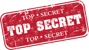 Top Secret Stamp Red Background PNG Image