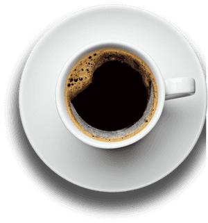 Coffee Cup Caffxe8 Americano - Top Coffee Cup Png, Transparent Png PNG image with transparent background