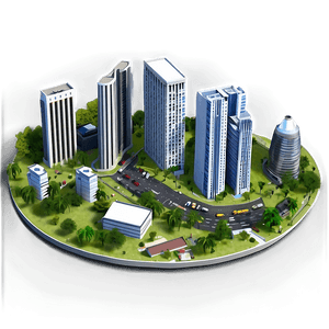 Top View City Location PNG 63 PNG image with transparent background