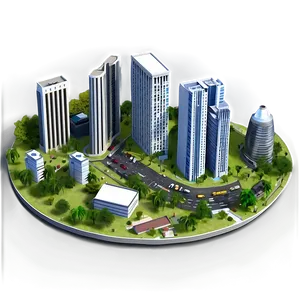Top View City Location Png 63 PNG Image