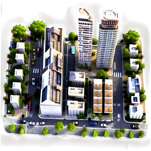 Top View City Location Png Uyp70 PNG Image