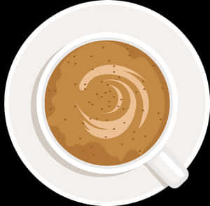 , Coffee In The Cup - Top View Coffee Png, Transparent Png PNG image with transparent background