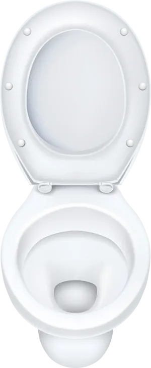 Top View Open Toilet Seat PNG Image