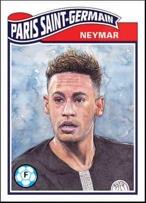 Topps Ucl Living Set Card - Neymar, HD Png Download PNG image with transparent background