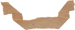 Torn Brown Paper Edge PNG Image