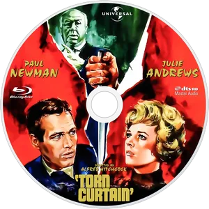 Torn Curtain Movie Bluray Disc PNG Image