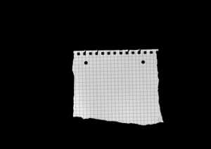 Torn Notebook Paper Black Background PNG