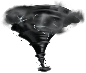 Whirlwind Tornado Cartoon - Transparent Background Tornado Png, Png Download PNG with transparent background