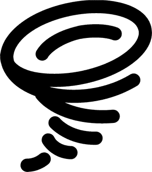 Transparent Hurricane Symbol Png - Tornado Icon, Png Download PNG with transparent background