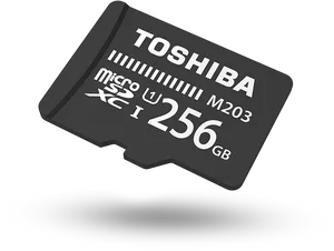 Toshiba256 G B Micro S D Card PNG Image