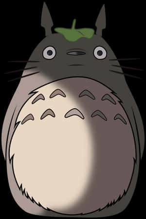 Totoro_ Character_ Illustration PNG image with transparent background