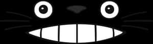 Totoro_ Face_ Closeup_ Vector PNG image with transparent background