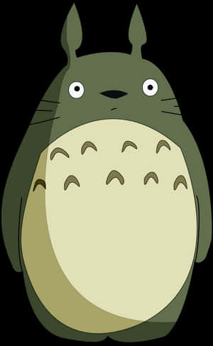 Totoro Iconic Animated Character PNG image with transparent background