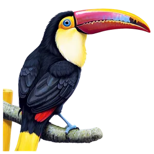 Toucan Birdwatching Icon Png 06112024 PNG Image