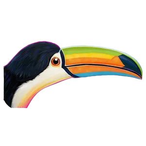 Toucan With Colorful Background Png 45 PNG Image