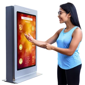 Touch Screen Kiosk Png 06252024 PNG Image