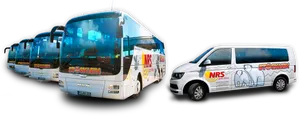 Tour Busand Minivan Fleet PNG Image