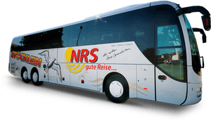 Tour Coach N R S Gute Reise PNG image with transparent background