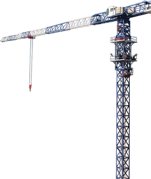 Tower Crane Against Sky PNG Image