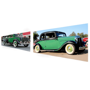 Town Vintage Car Parade PNG xtq95 PNG with transparent background