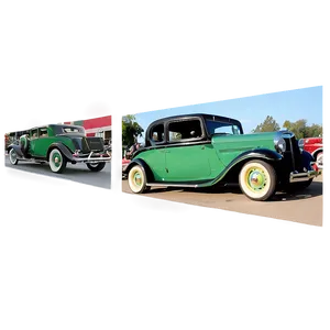 Town Vintage Car Parade Png Xtq95 PNG Image