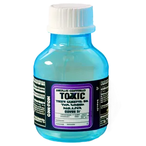 Toxic Chemicals Bottle Png Rtt PNG Image