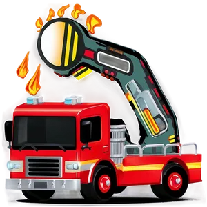 Toy Fire Truck Car Png Pii60 PNG Image