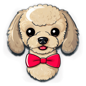 Toy Poodle Artwork PNG odm PNG image with transparent background