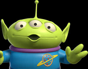 Toy Story Alien Character PNG image with transparent background