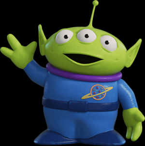 Toy Story Alien Character Greeting PNG image with transparent background