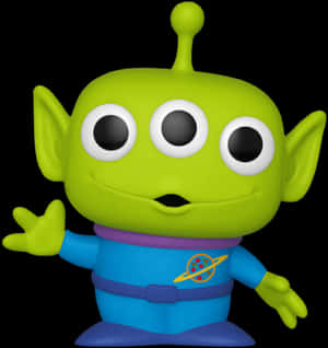 Toy Story Alien Character PNG image with transparent background