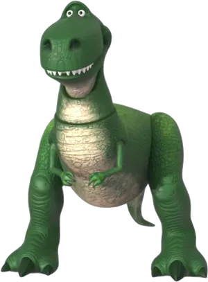 Toy Story Green Dinosaur Rex PNG Image