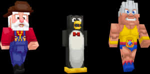 Toy Story Pixel Characters PNG image with transparent background