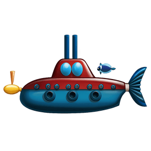 Toy Submarine Drawing PNG xcd26 PNG image with transparent background