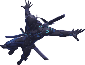 Toy,action Character,animal - Overwatch Genji Png, Transparent Png PNG image with transparent background