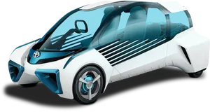 Toyota Futuristic Concept Car Design PNG Image