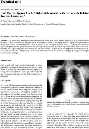 Tracheal Laceration Case Study PNG Image