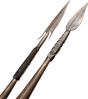 African Spear Png, Transparent Png PNG