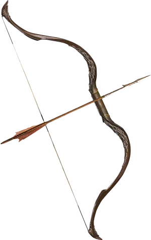 Traditional Archery Bowand Arrow PNG Image