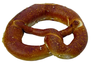 Traditional Baked Pretzel PNG Image