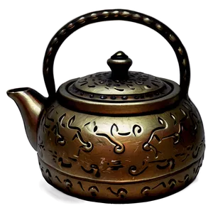 Traditional Bronze Teapot Png 06252024 PNG Image