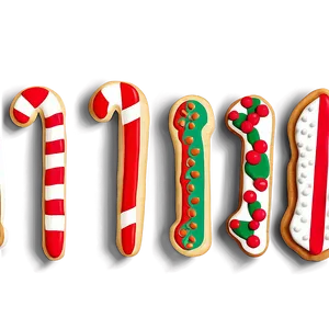 Traditional Christmas Cookie Designs Png Snr61 PNG Image