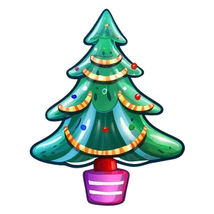 Traditional Cute Christmas Tree Png Wpr4 PNG Image