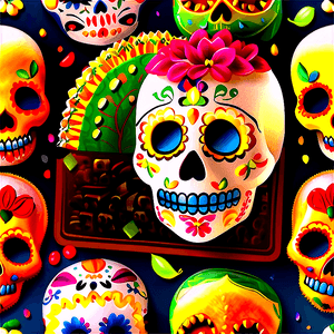 Traditional Day of the Dead Foods PNG 06112024 PNG with transparent background