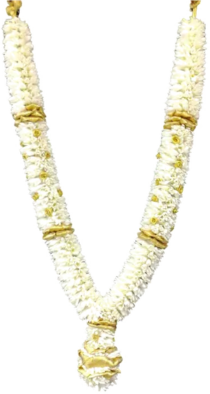 Traditional Floral Garland PNG Image