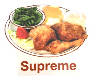 Home / Stickers / Supreme Chicken Dinner Sticker - Supreme Chicken Dinner Sticker, HD Png Download PNG with transparent background