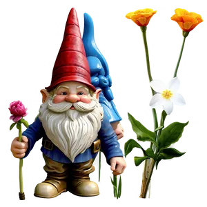 Traditional Garden Gnome Png Cla PNG Image