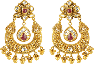 Earring Png Free Download - Earring Gold Jewellery Png, Transparent Png PNG