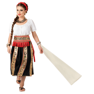 Traditional Greek Costume PNG 06202024 PNG